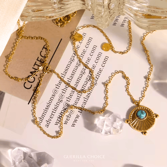 Éclat du Midi Gold Necklace - Lolomo!