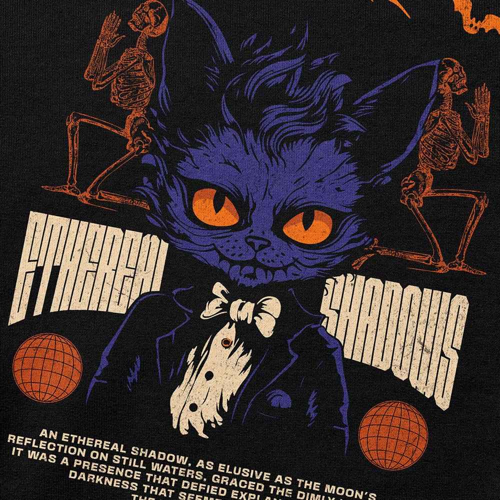 Ethereal Shadows Cat Sweatshirt