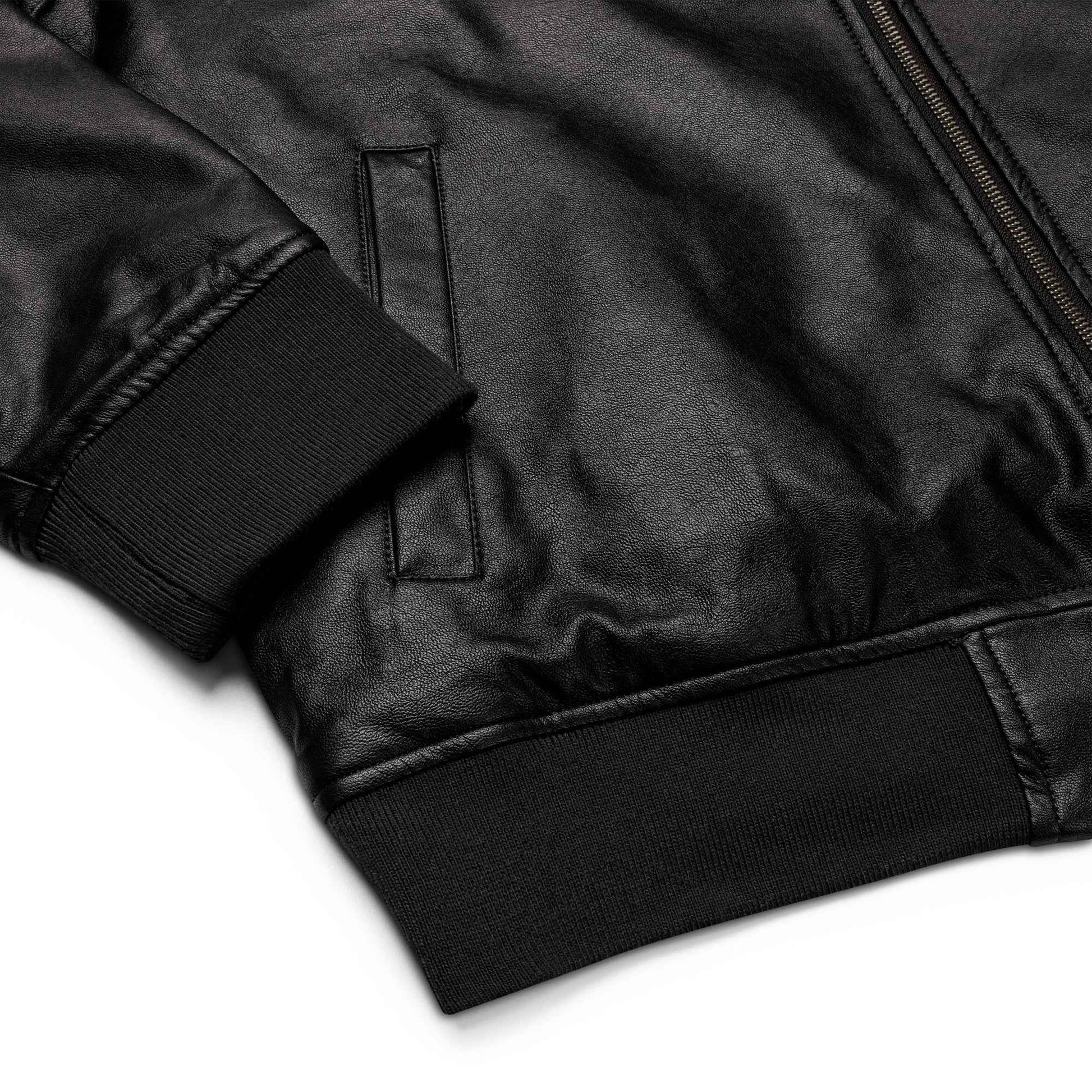 Gimbo Leather Bomber Jacket