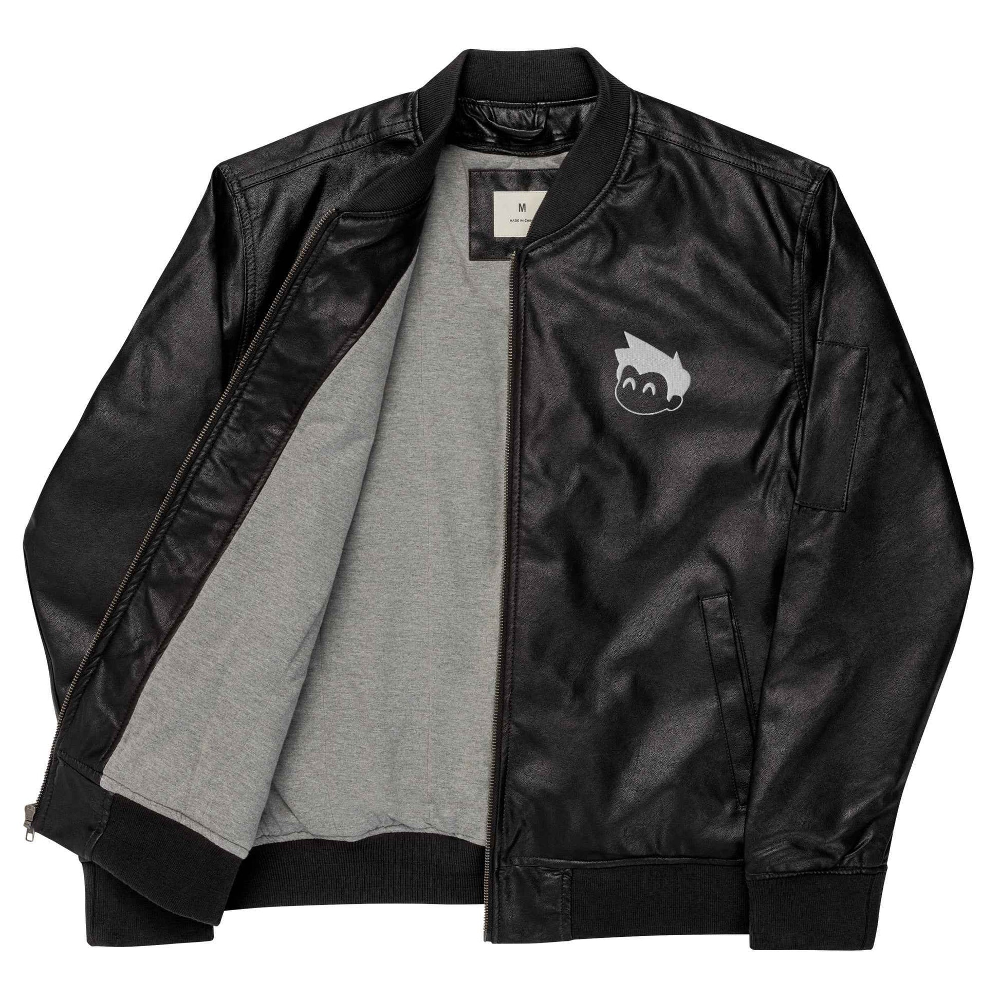 Gimbo Leather Bomber Jacket