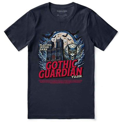 Gothic Guardian Cat T-Shirt