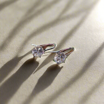 Eternal Radiance Silver Dipped Earrings