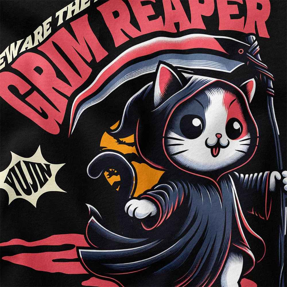 Grim Reaper Cat T-Shirt