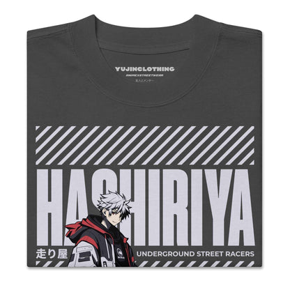 Hashiriya Oversized Faded Car T-Shirt