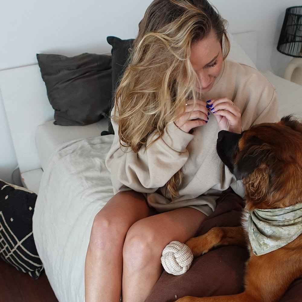 Indestructible Hemp Rope Ball Toy - Sustainable and Non-Toxic Pet Toy