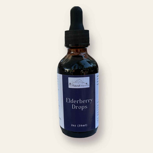 Elderberry Glycerin Drops - Organic & Kid Friendly