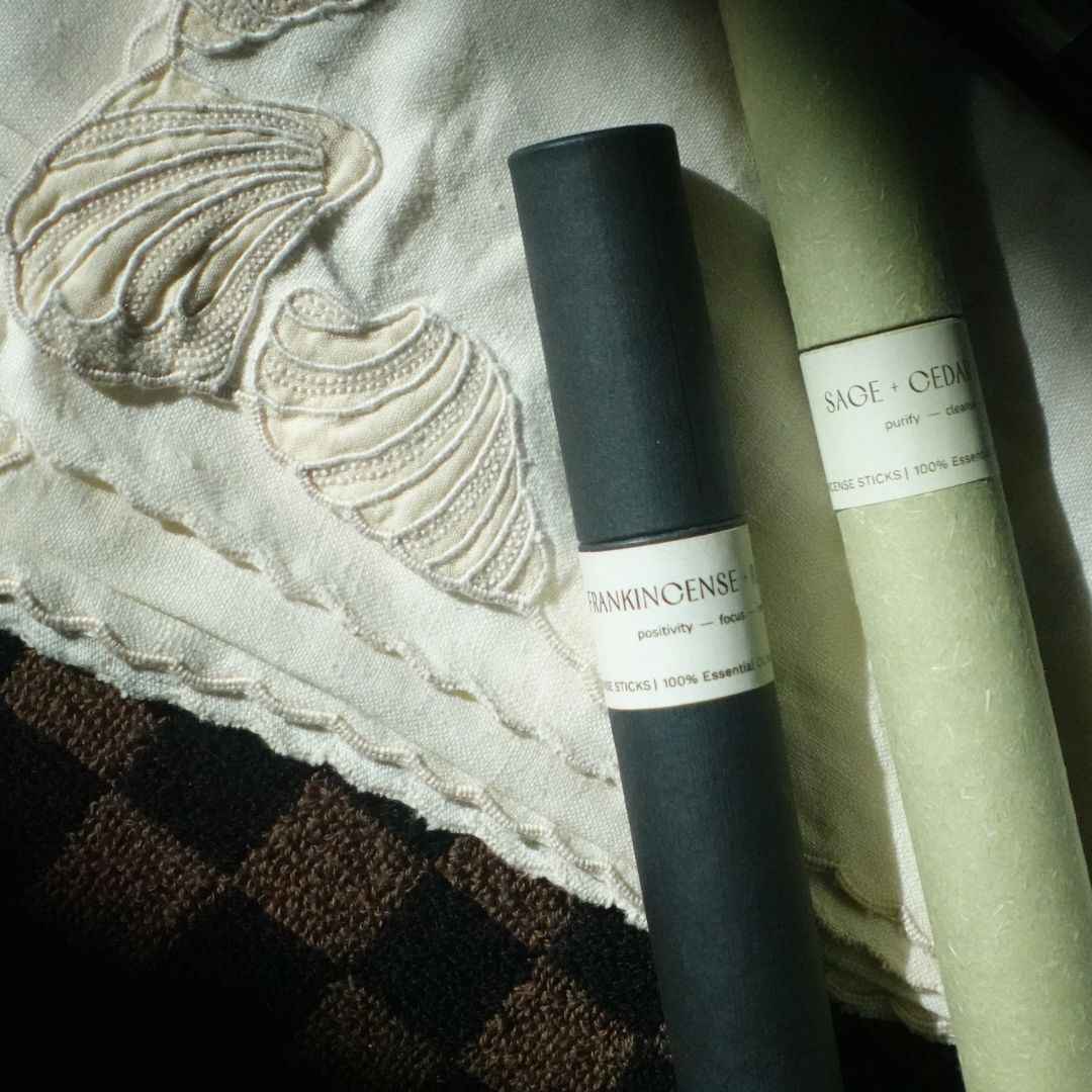 Essential Oil Incense Sticks for Aromatherapy by Tilley + Me