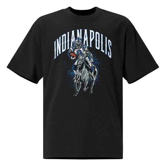 Indianapolis City "Staple" Black T-Shirt