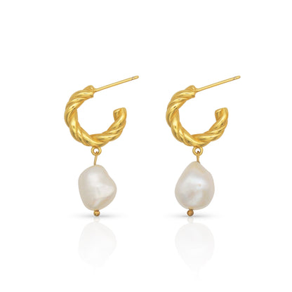 LORRAINE FAURE PEARL EARRINGS - Lolomo!
