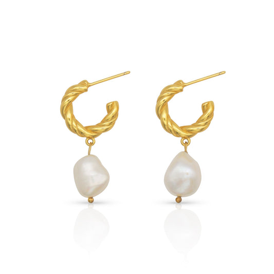 LORRAINE FAURE PEARL EARRINGS - Lolomo!