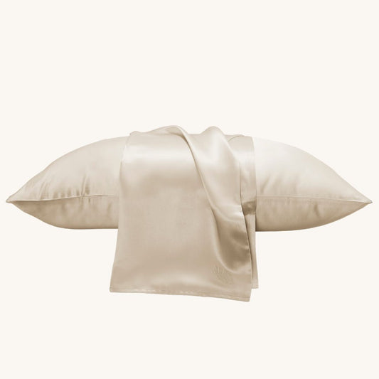 La Seta Silk Pillowcase with Embroidery