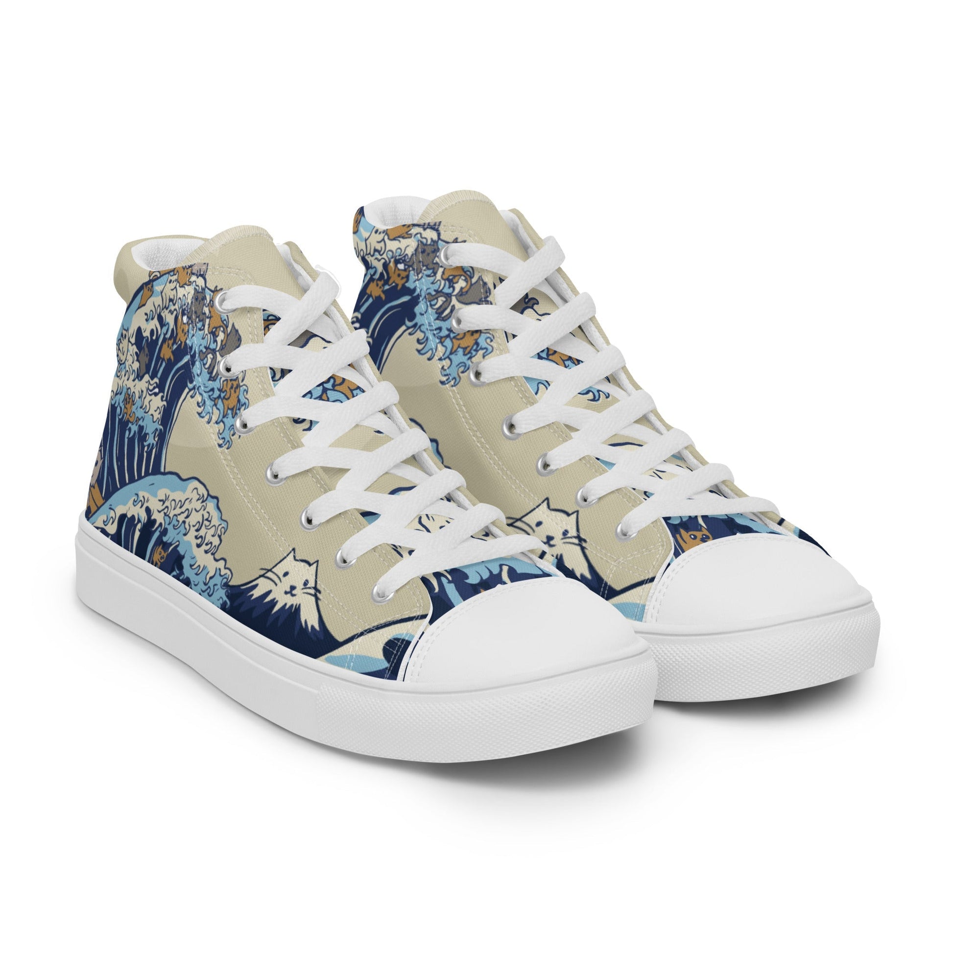 Men’s Japanese Cat Waves Shoes - Lolomo!