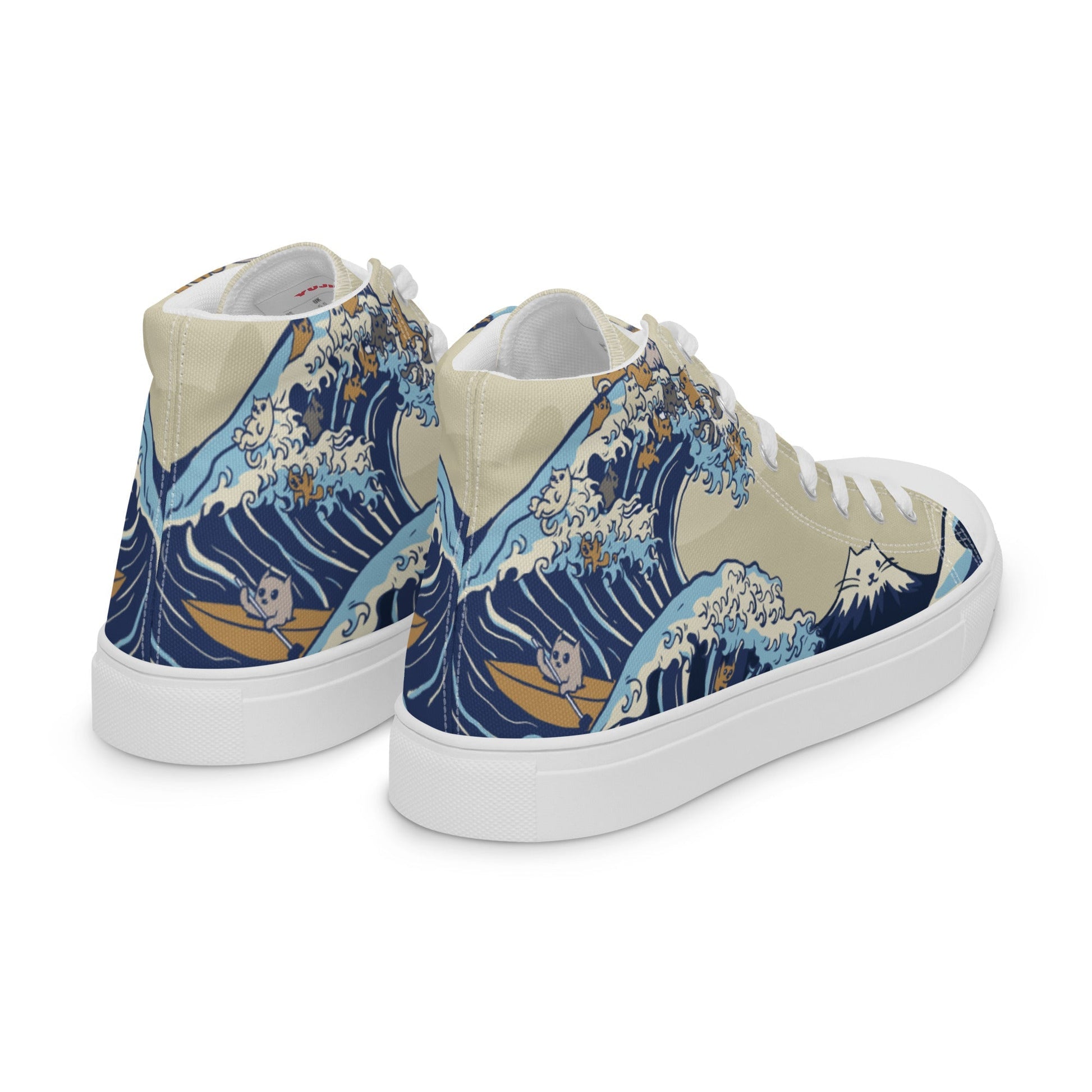 Men’s Japanese Cat Waves Shoes - Lolomo!