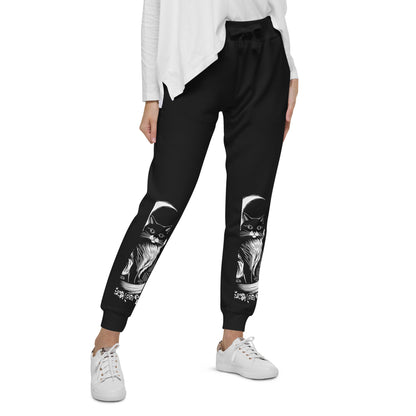 Moon And Cat Sweatpants - Lolomo!