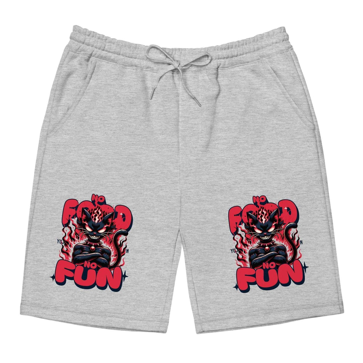 No Food No Fun Cat Shorts