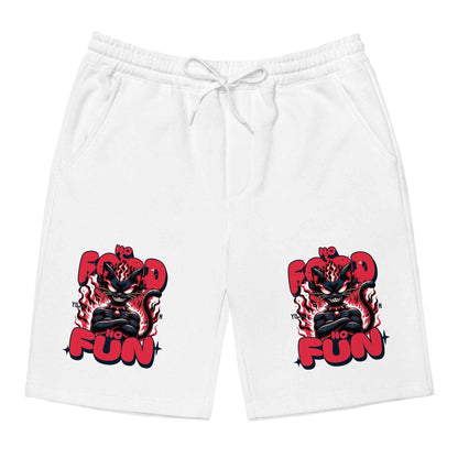 No Food No Fun Cat Shorts