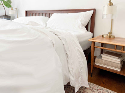 Organic Percale Bed Sheets Set