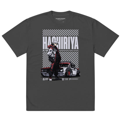 T-shirt surdimensionné délavé Hashiriya