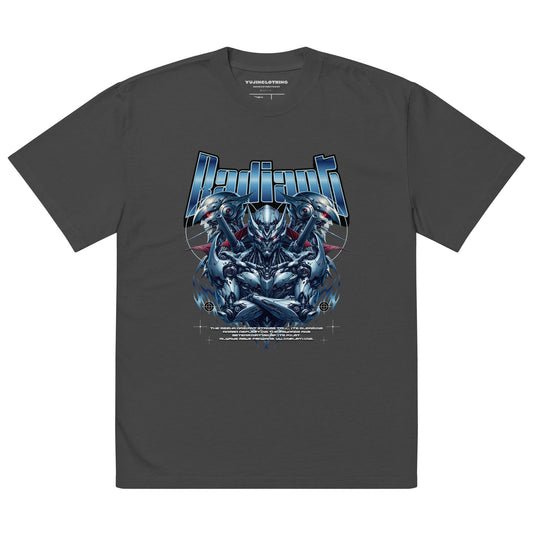T-shirt surdimensionné délavé et radieux