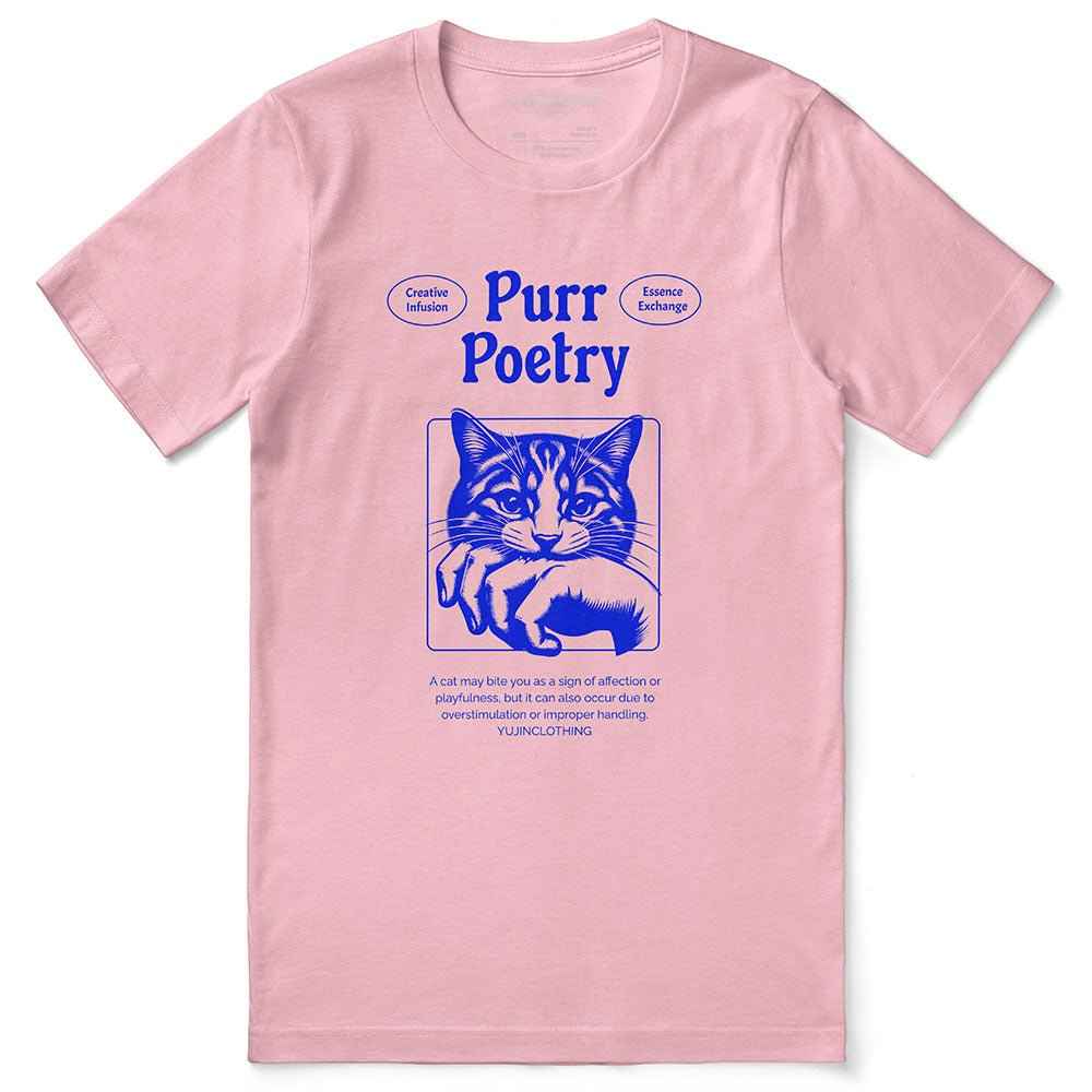 Purr Poetry Cat T-Shirt