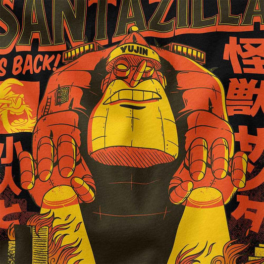 Santazilla Christmas T-Shirt