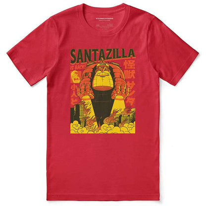 Santazilla Christmas T-Shirt