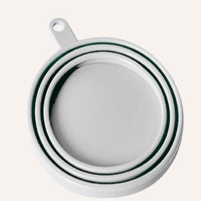 Pet Food Saver Lid with Spoon - BPA-Free Silicone, Keeps Food Fresh