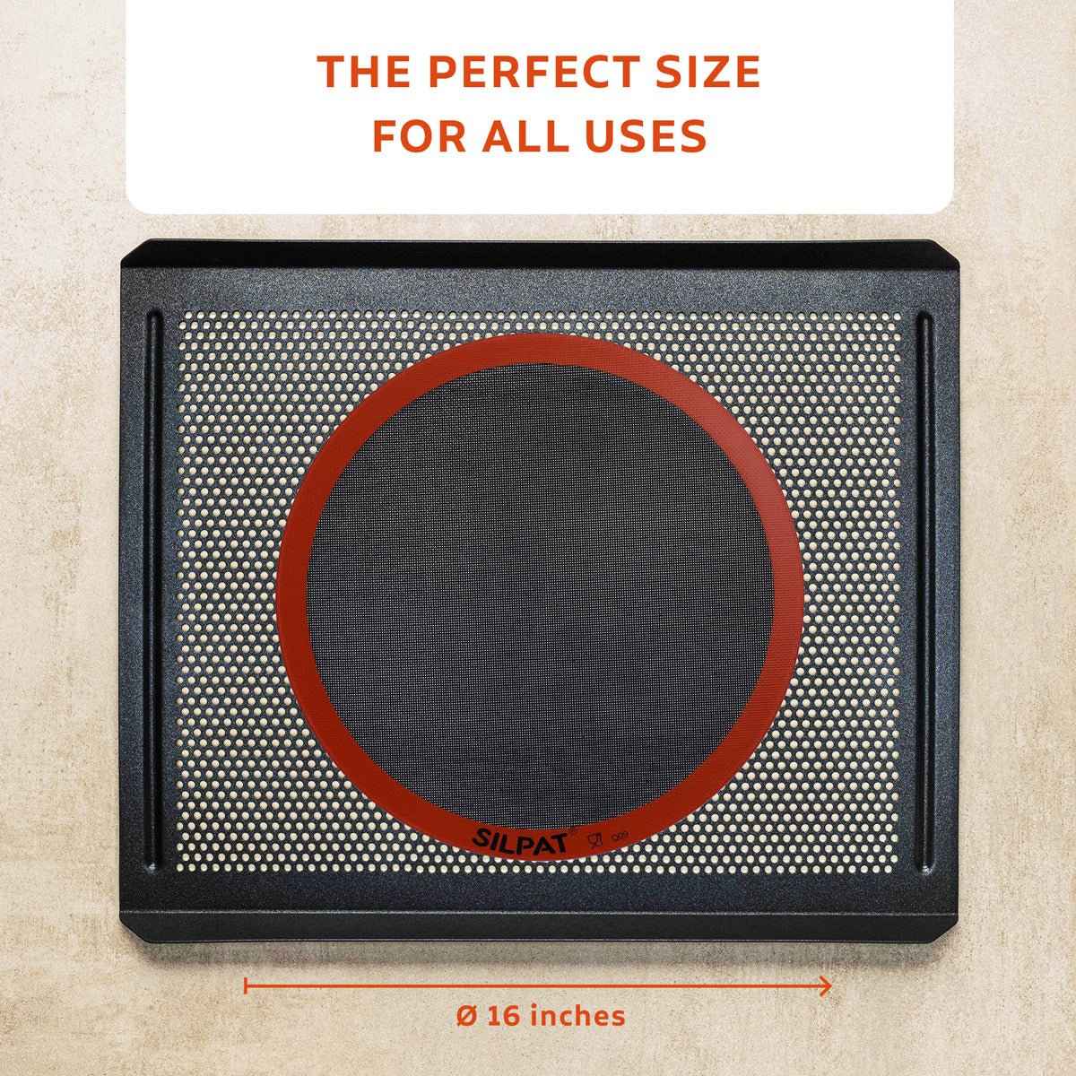 Silpat 16" Round Perfect Pizza Mat