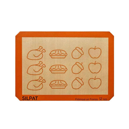 Silpat Thanksgiving Half Size Baking Mat - Limited Edition