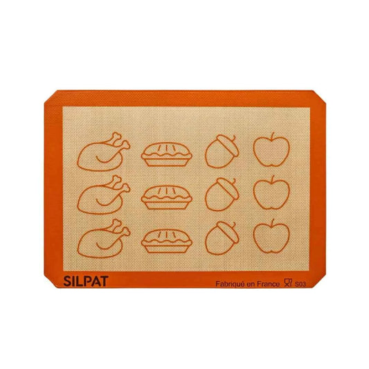Silpat Thanksgiving Half Size Baking Mat - Limited Edition
