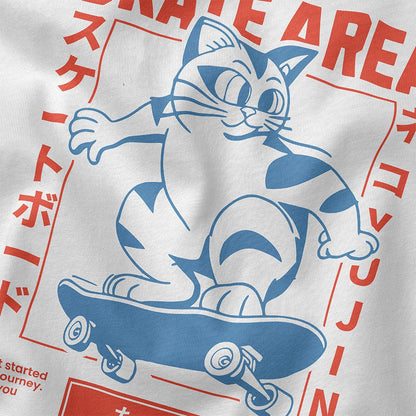 Skate Area Cat T-Shirt - Lolomo!