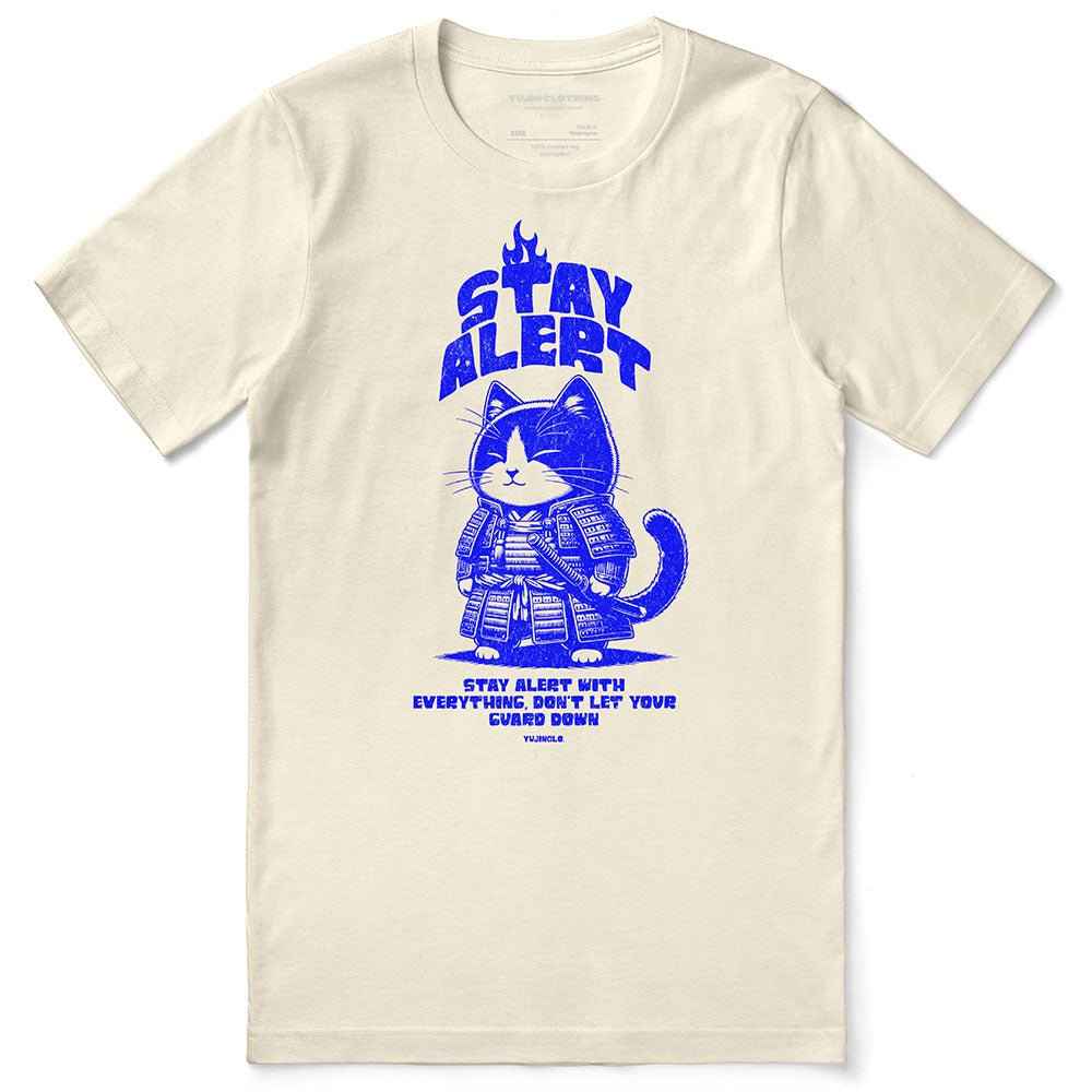 Stay Alert Cat T-Shirt
