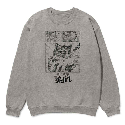 Sudden Attack Cat Sweatshirt