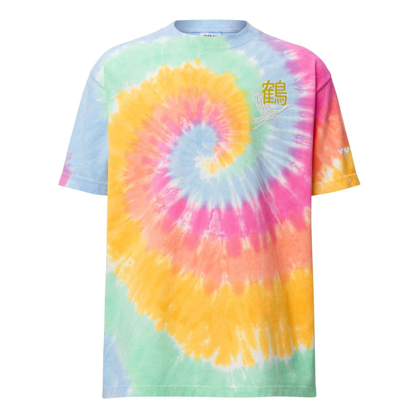 Tancho-zuru Tie-Dye T-shirt