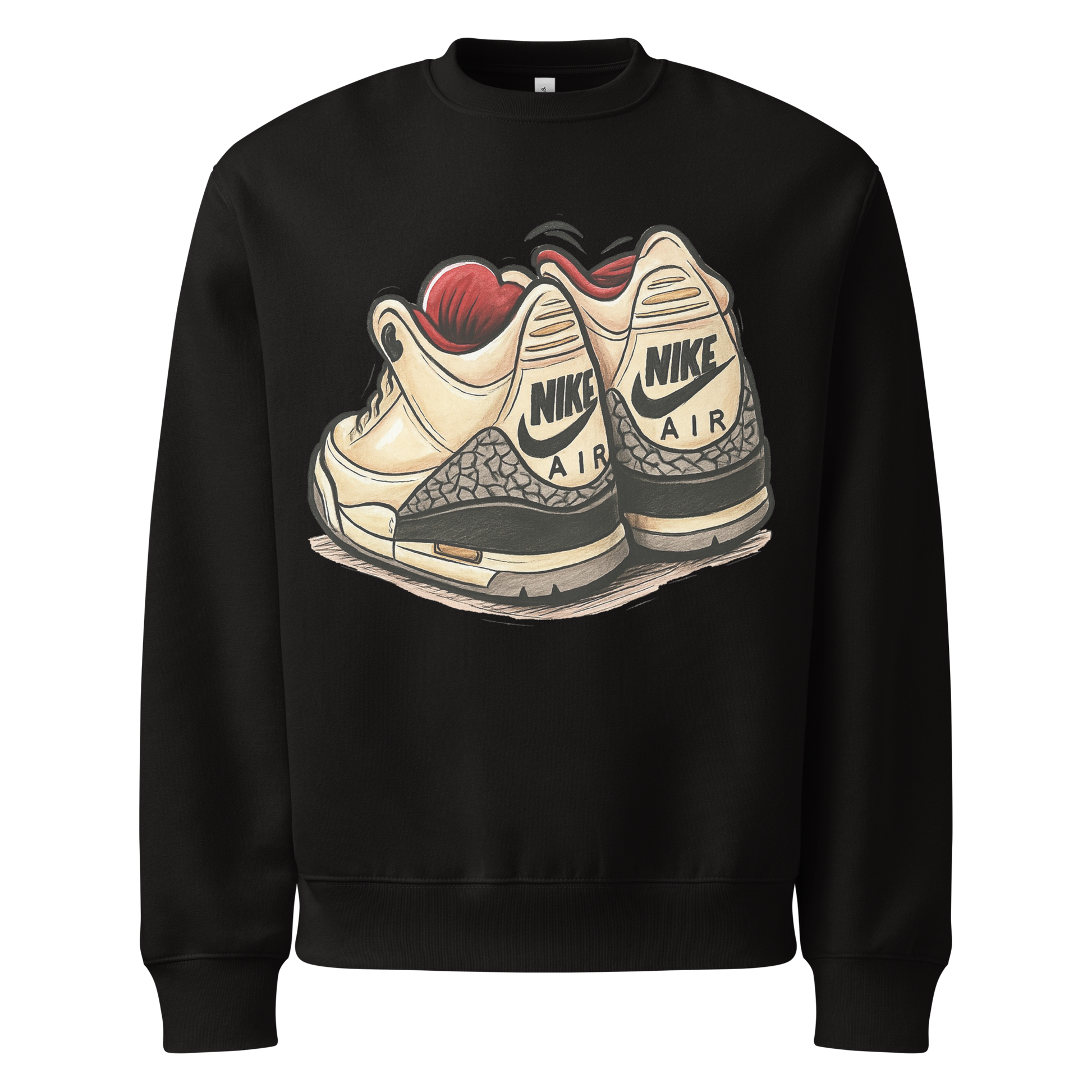 Sole Providerz™ "Vintage" AJ 3 Oversized Heavyweight Sweatshirt