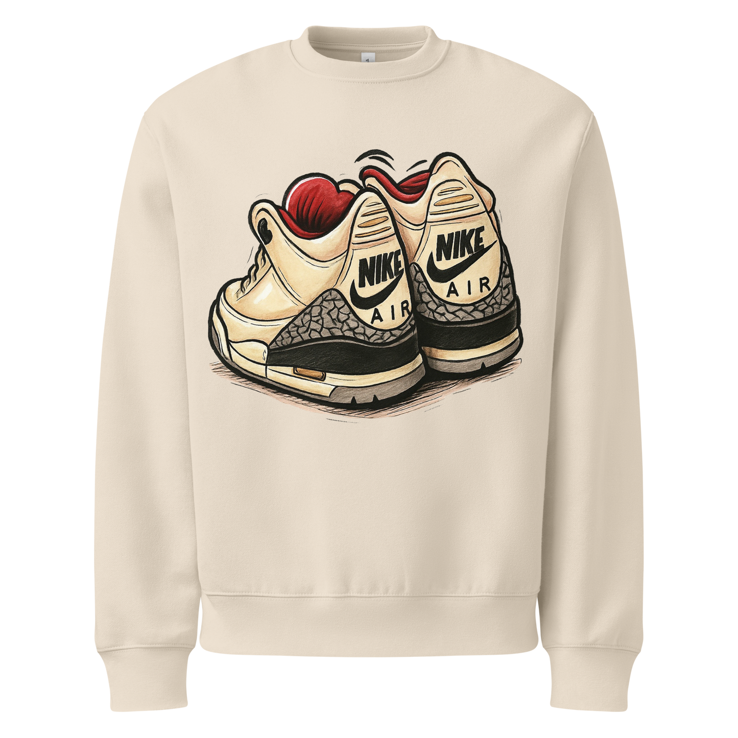 Sole Providerz™ "Vintage" AJ 3 Oversized Heavyweight Sweatshirt