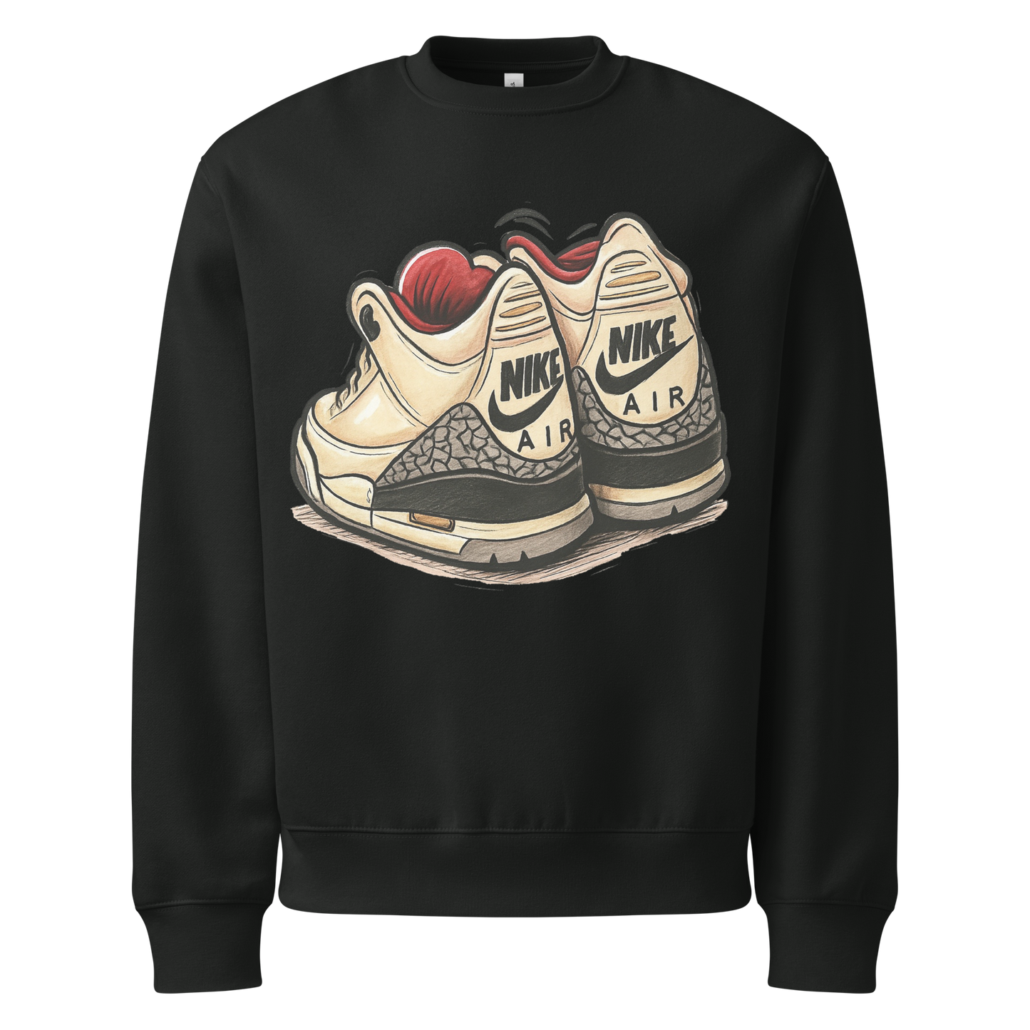 Sole Providerz™ "Vintage" AJ 3 Oversized Heavyweight Sweatshirt