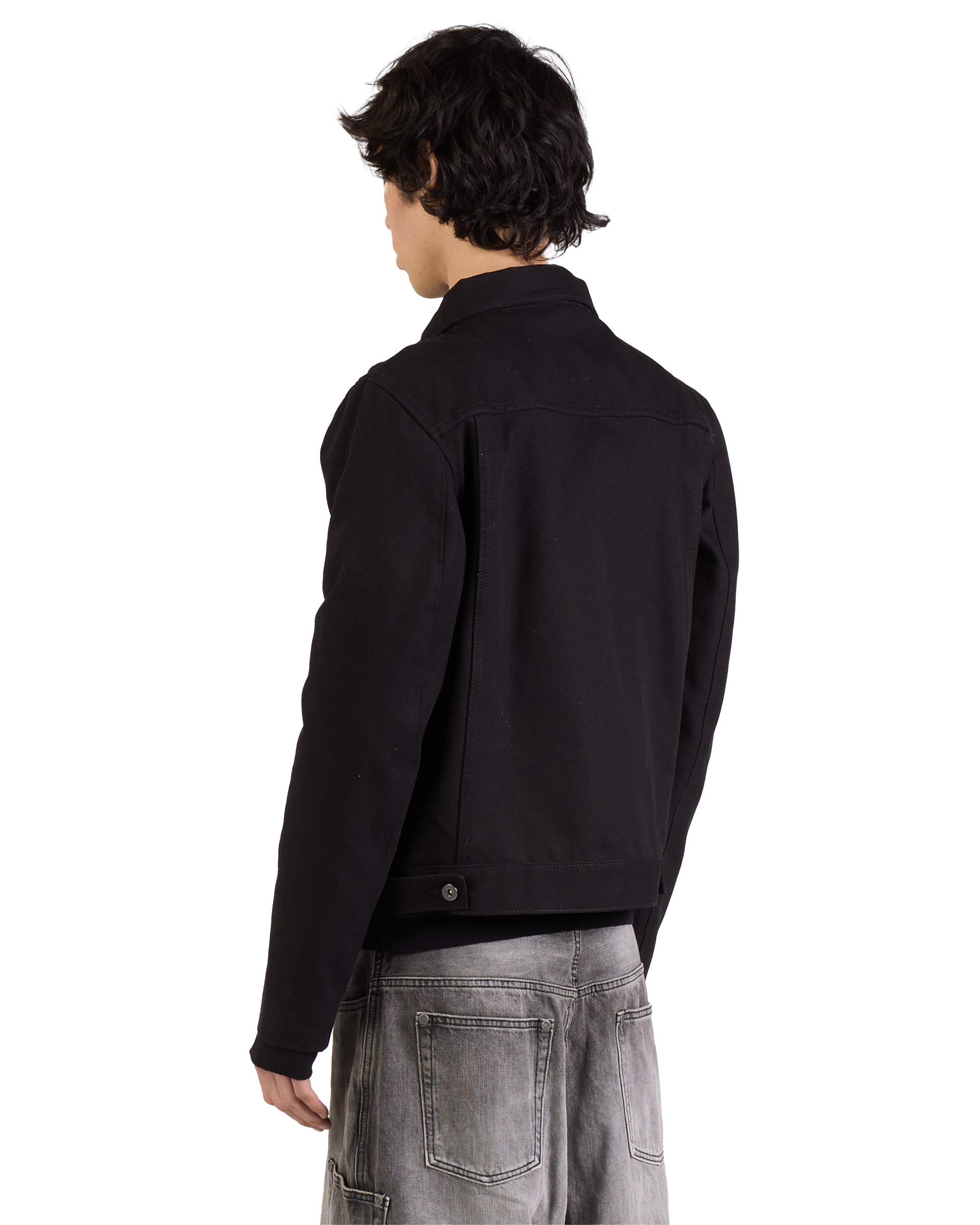 BLACK UTILITY WORK JACKET