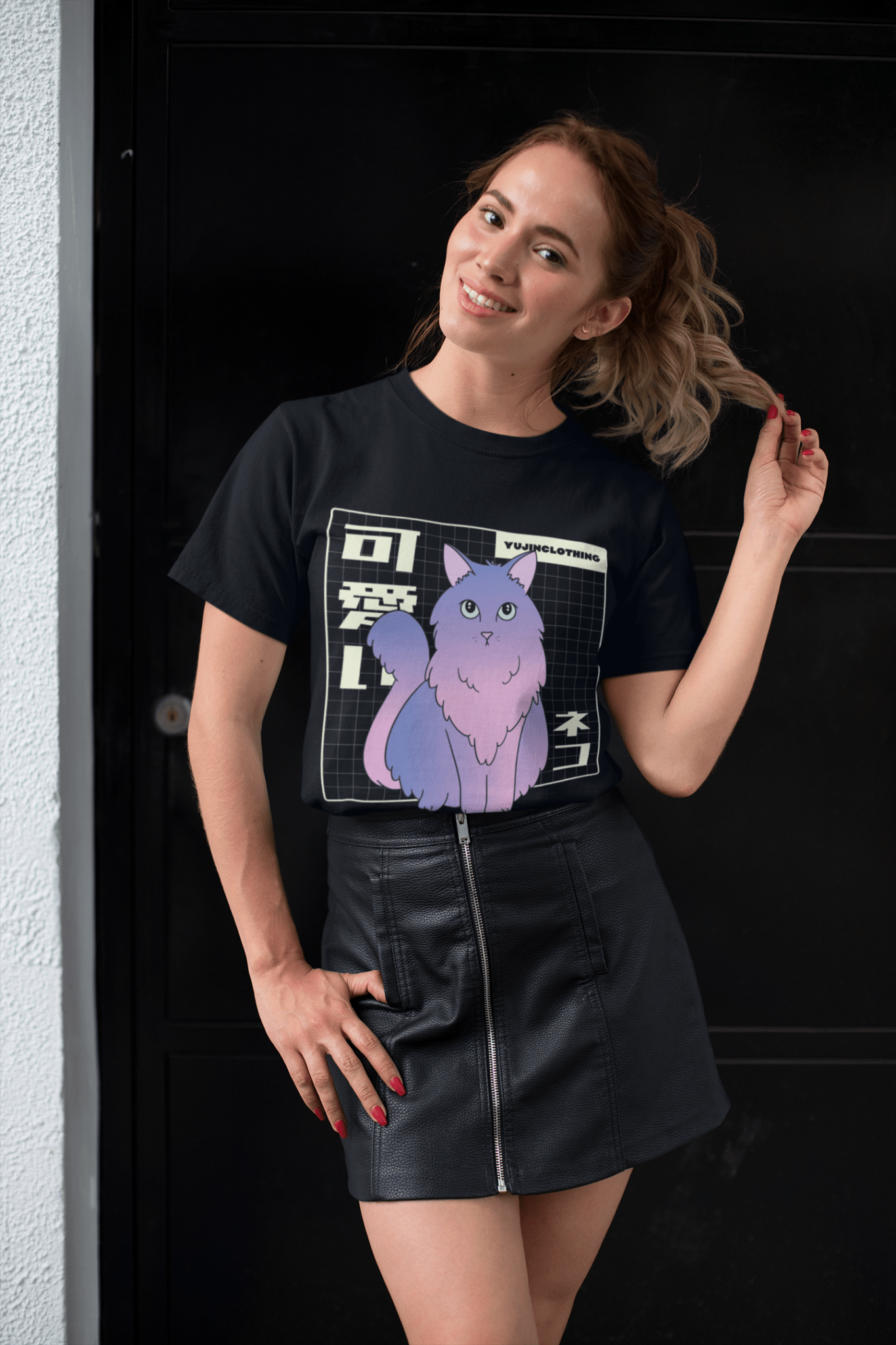 Vaporwave Cat T-Shirt - Lolomo!