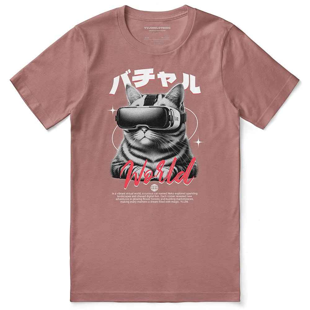 Virtual World Cat T-Shirt