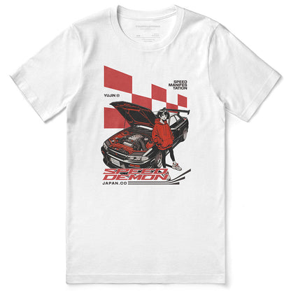 T-shirt de voiture Speed ​​Manifestation
