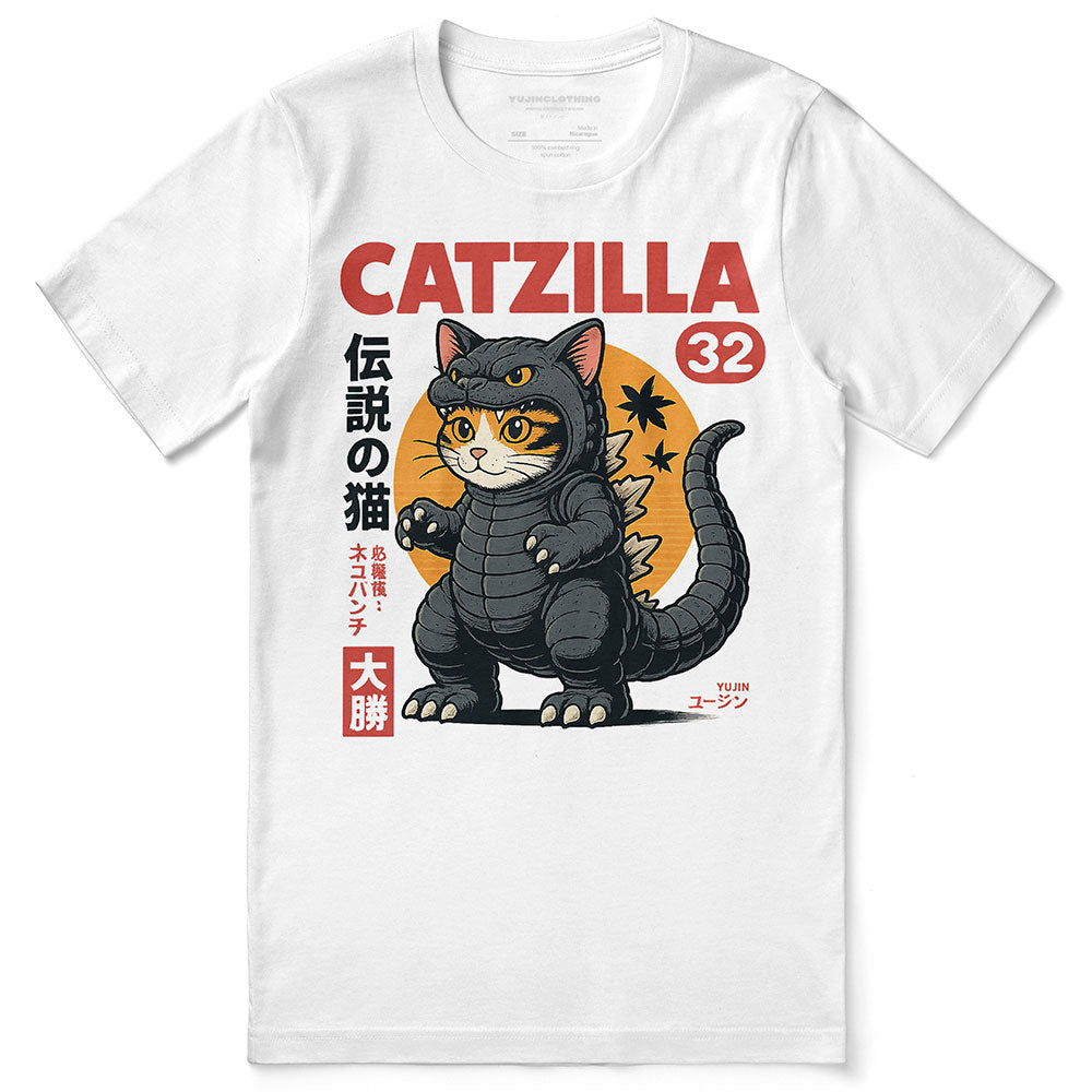 T-shirt Monstre Chat Catzilla