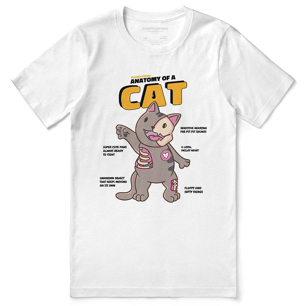 T-shirt Anatomie du chat