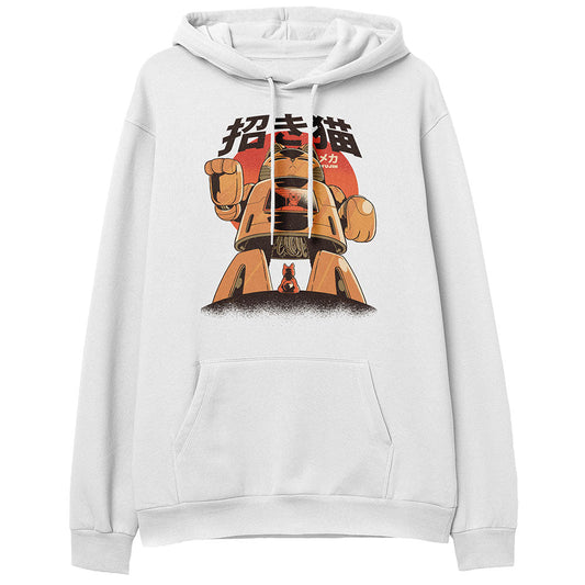 Sweat à capuche premium Mecha Cat