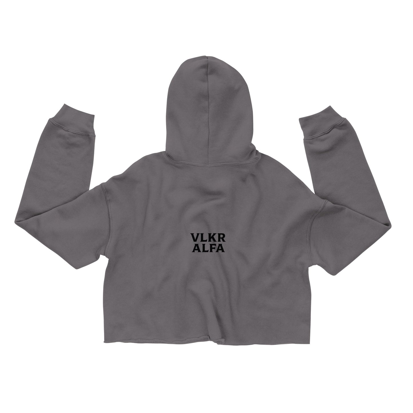 VLKR ALFA // Crop Hoodie