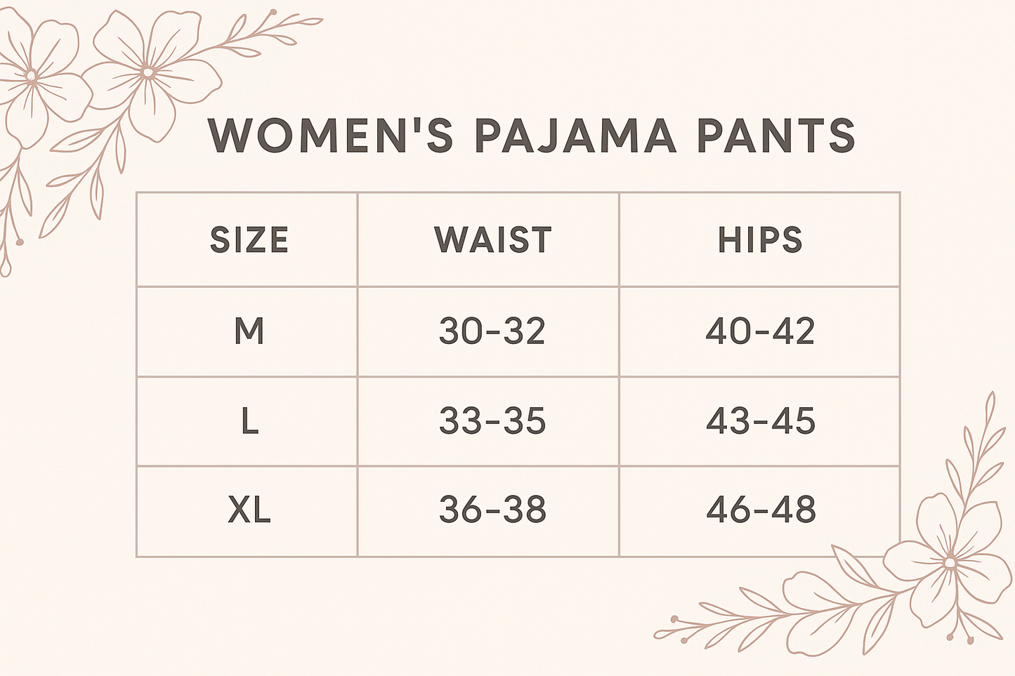 Womens Floral plush soft pajama pants 3 pack assorted styles